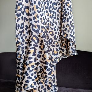 Leopard print skirt / Size M